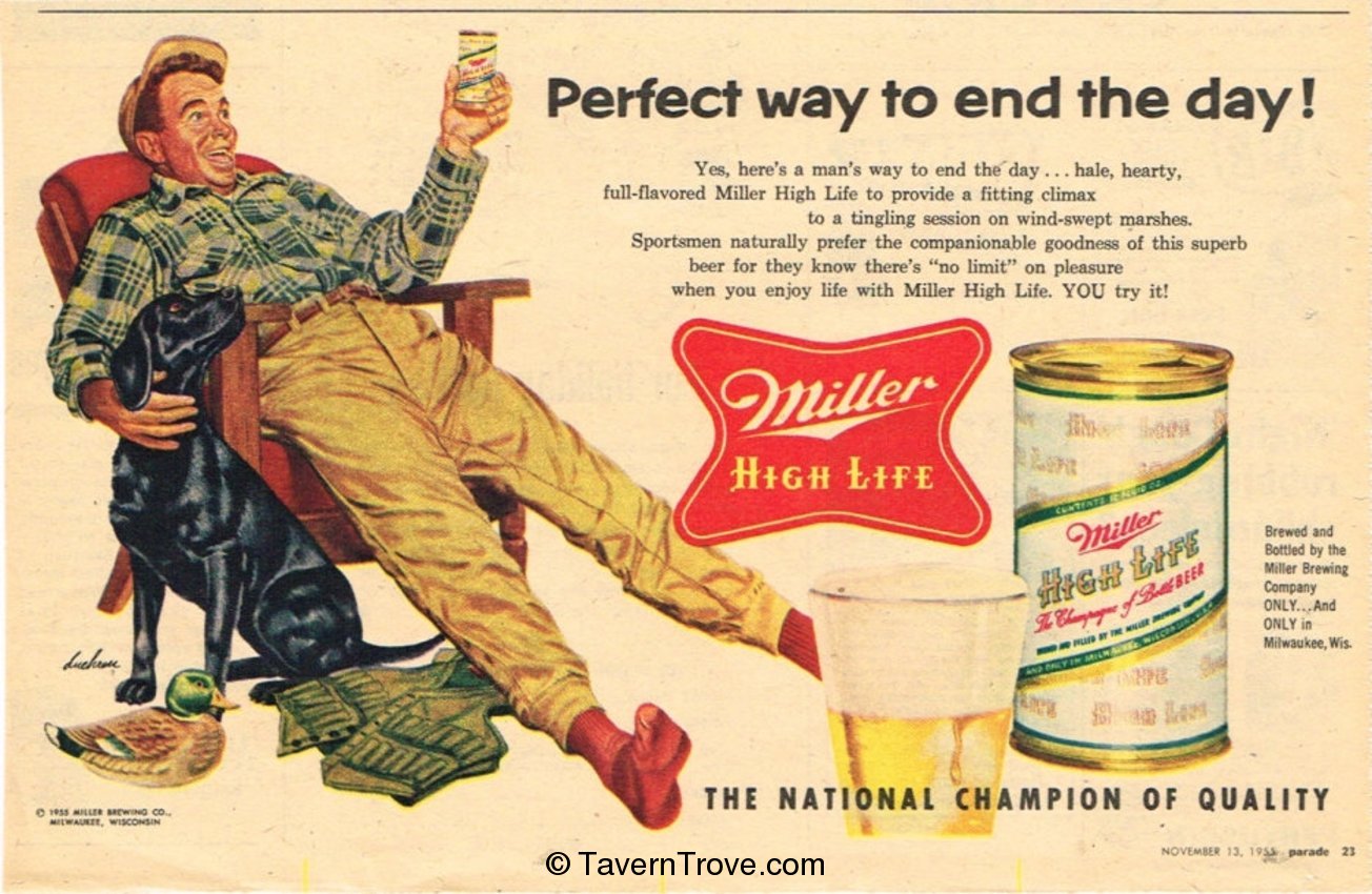 Miller High Life Beer