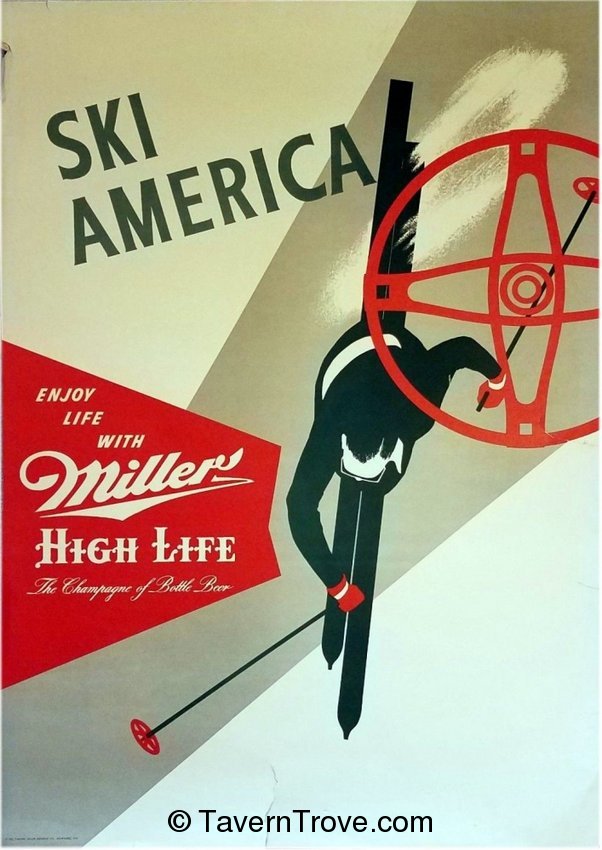 Miller High Life Beer poster