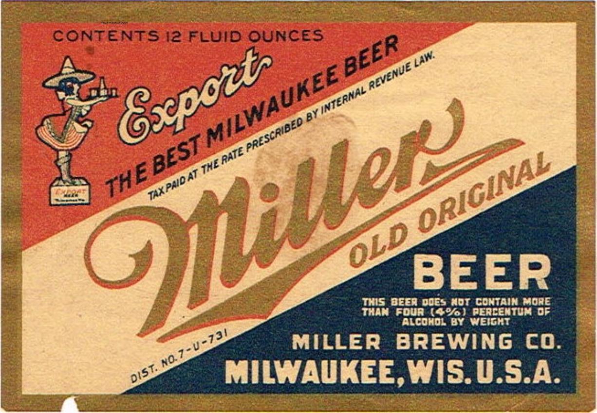 Miller Export Beer 