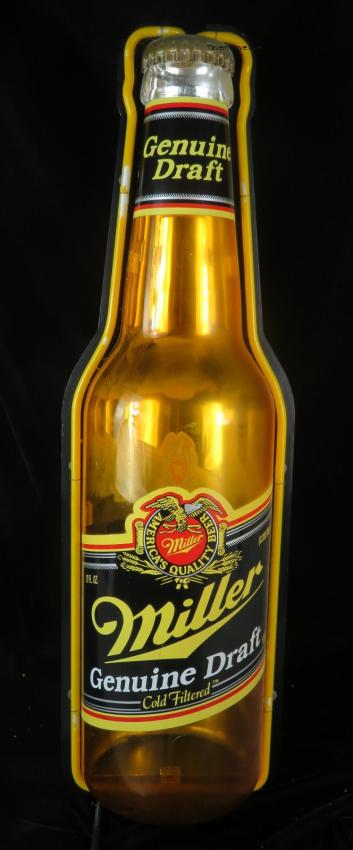 Miller Genuine Draft Beer Bottle