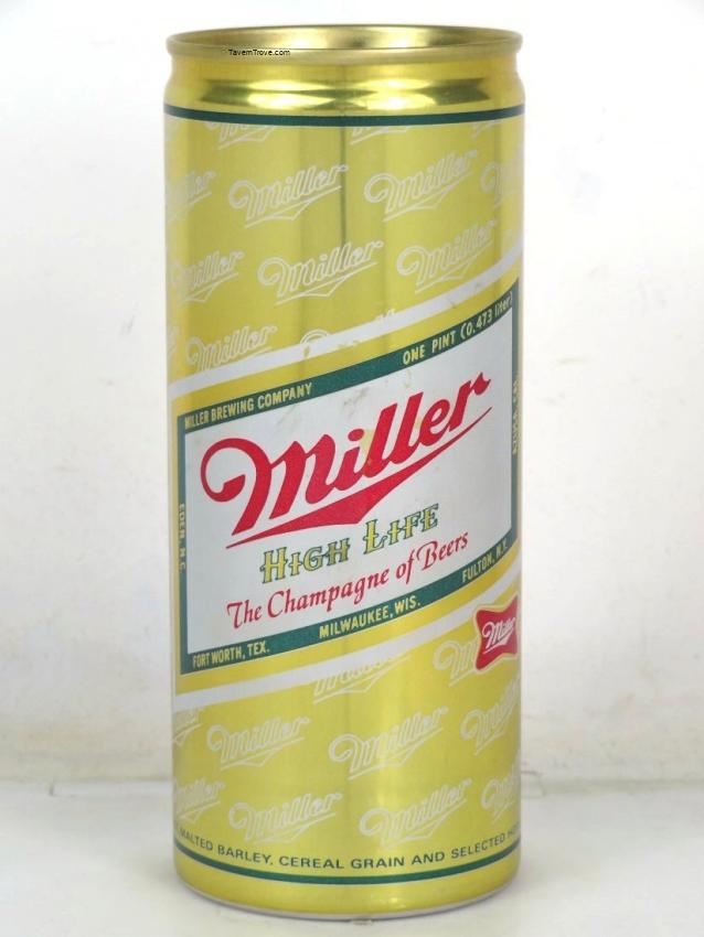 Miller High Life Beer (UPC)