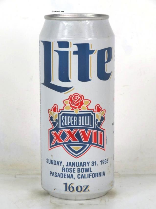 Miller Lite Beer Super Bowl XXVII