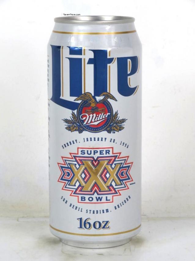 Miller Lite Beer Super Bowl XXX