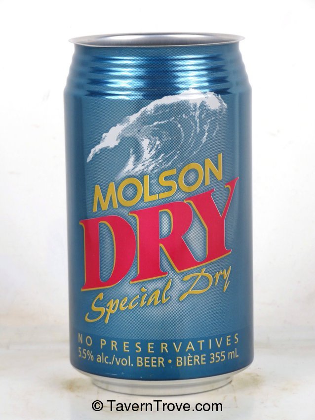 Molson Special Dry 355ml Beer Can Canada