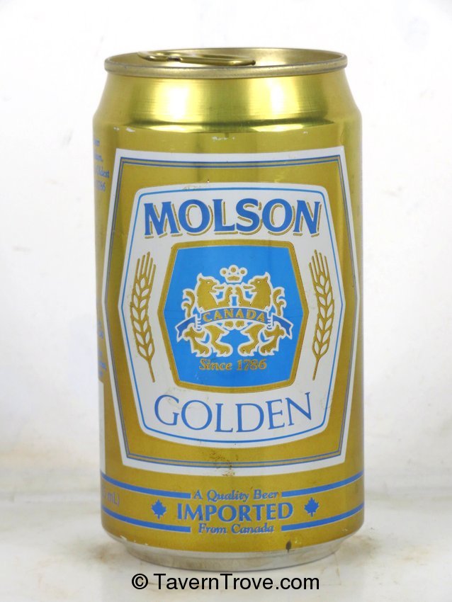 Molson Golden 355ml Beer Can Canada