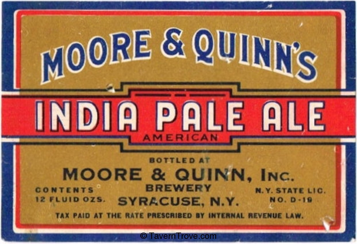 Moore & Quinn's India Pale Ale