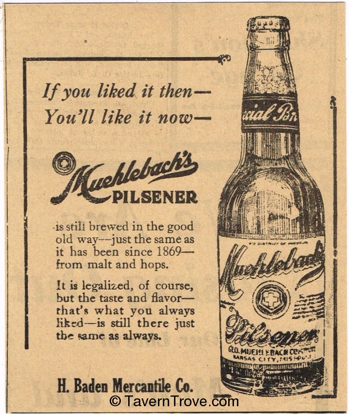 Muehlebach's Pilsener