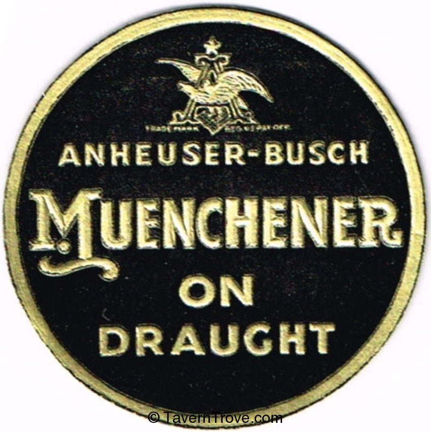 Muenchener Beer foil tap label