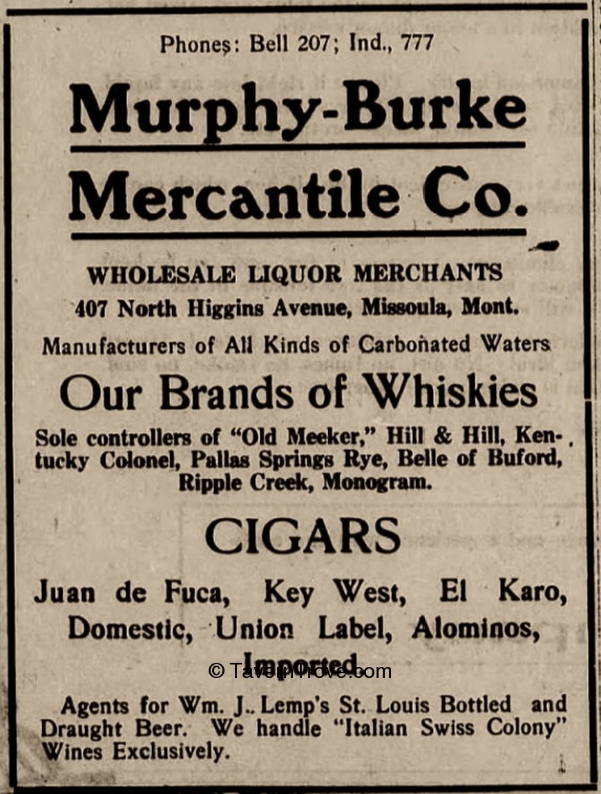 Item #20797 1911 Murphy-Burke Mercantile Paper Ad