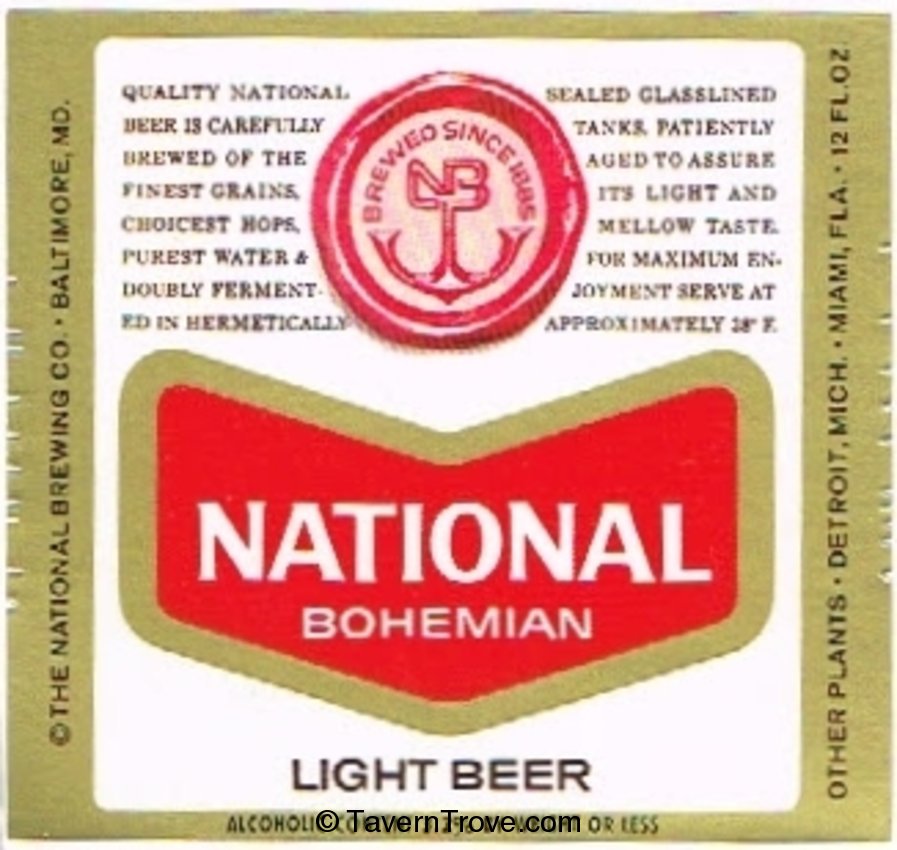 National Bohemian Light Beer