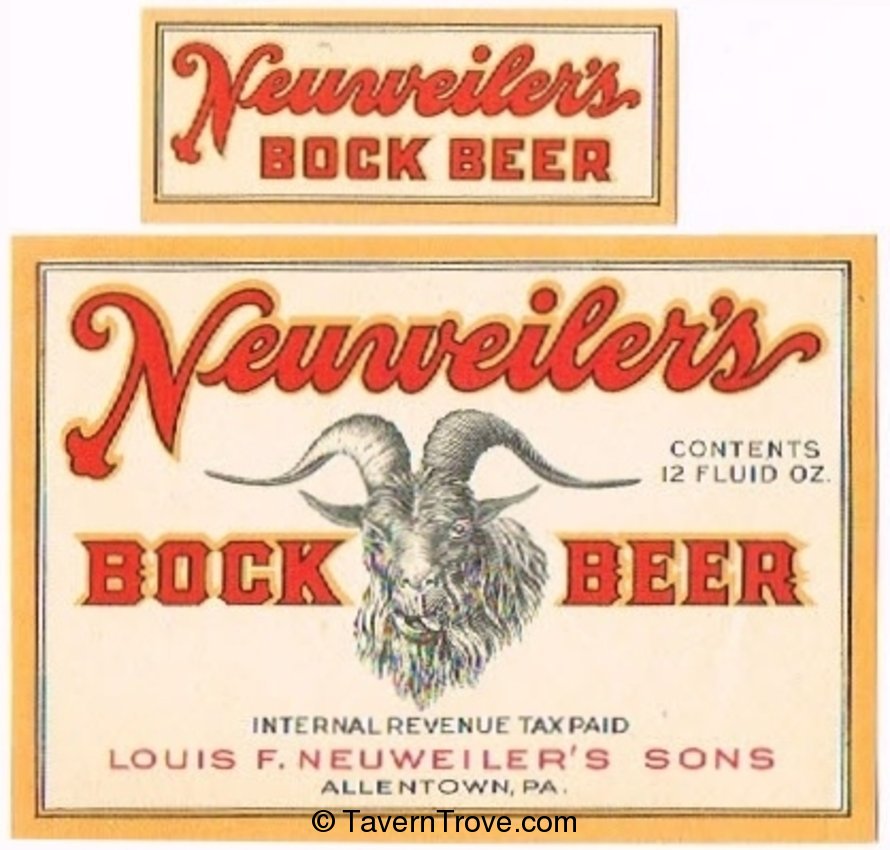 Neuweiler's Bock  Beer