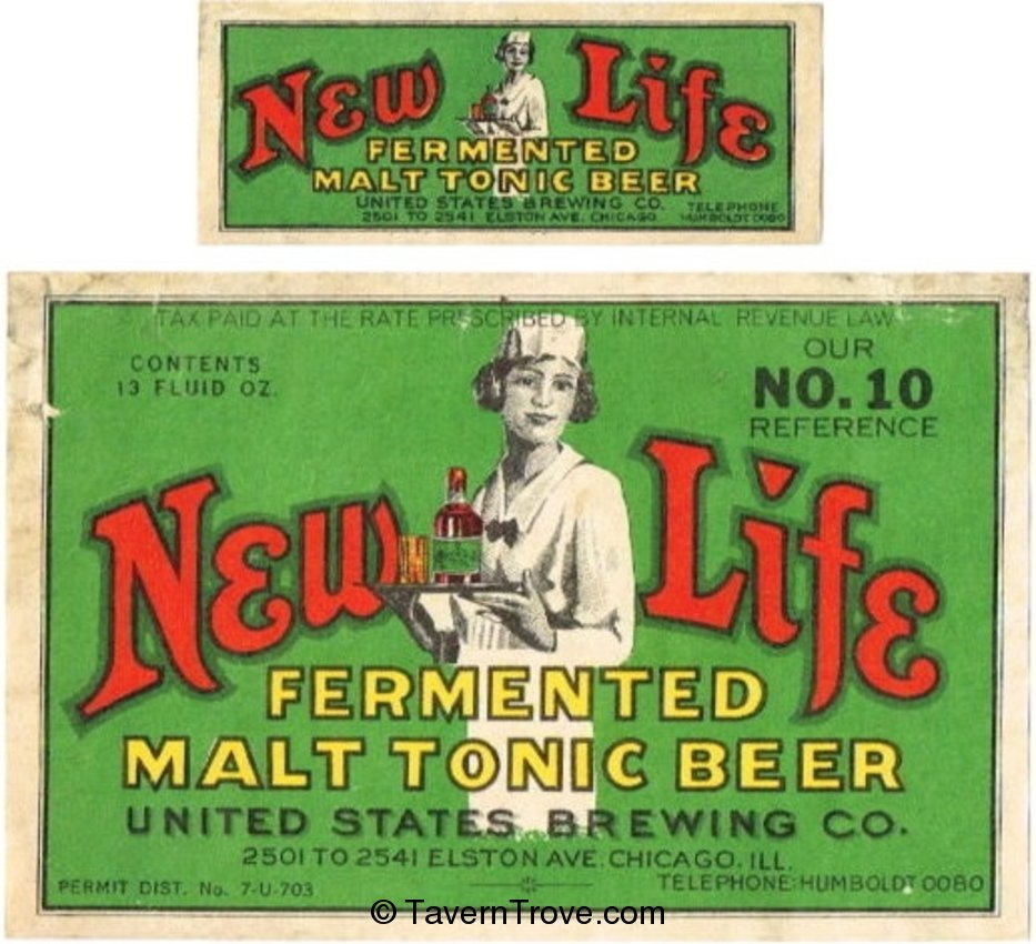 New Life Fermented  Malt Tonic Beer 