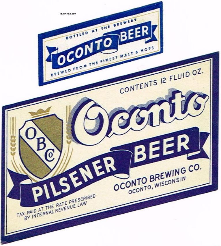 Oconto Pilsener Beer