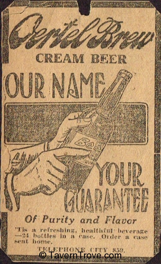 Oertel Brew Cream Beer