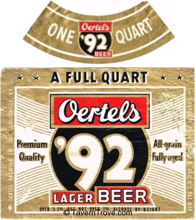 Oertels '92 Beer