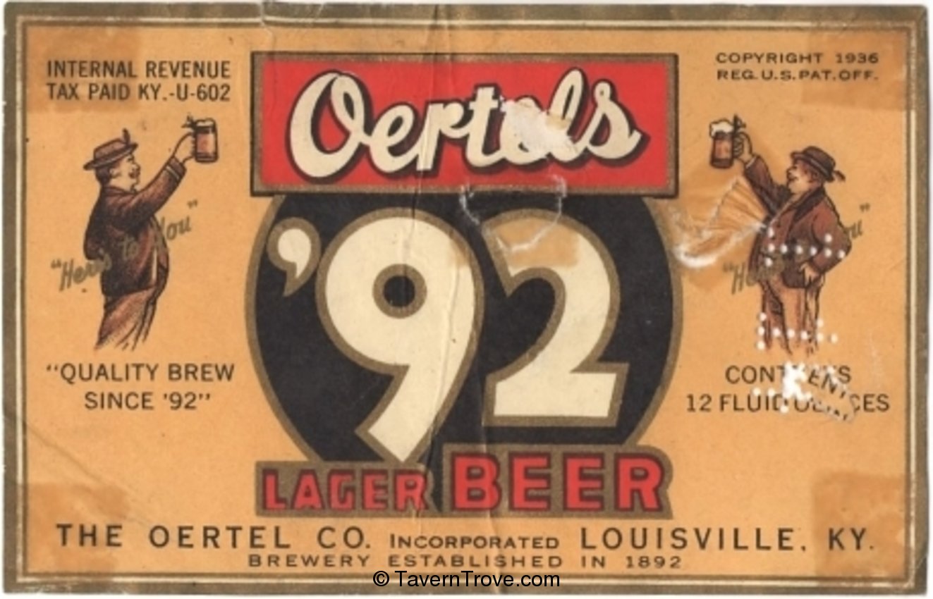 Oertels '92 Beer