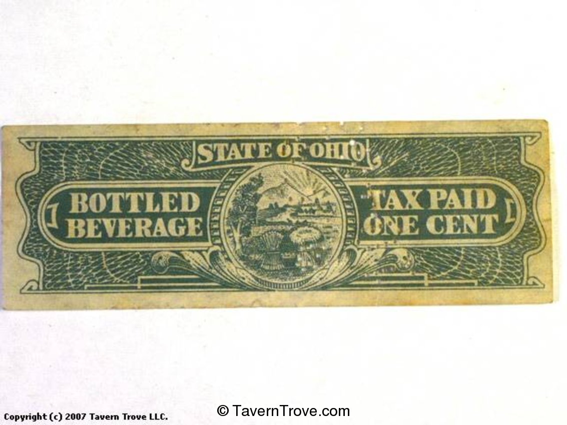 Ohio Tax 1 Cent (Neck Label)