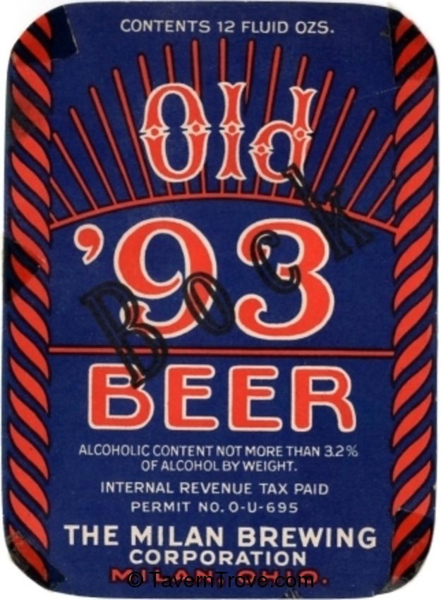 Old '93 Bock Beer