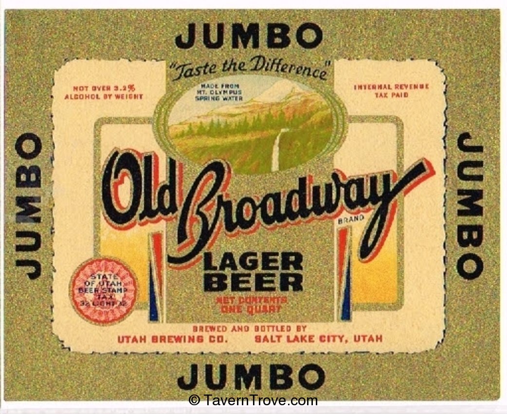 Old Broadway Lager Beer