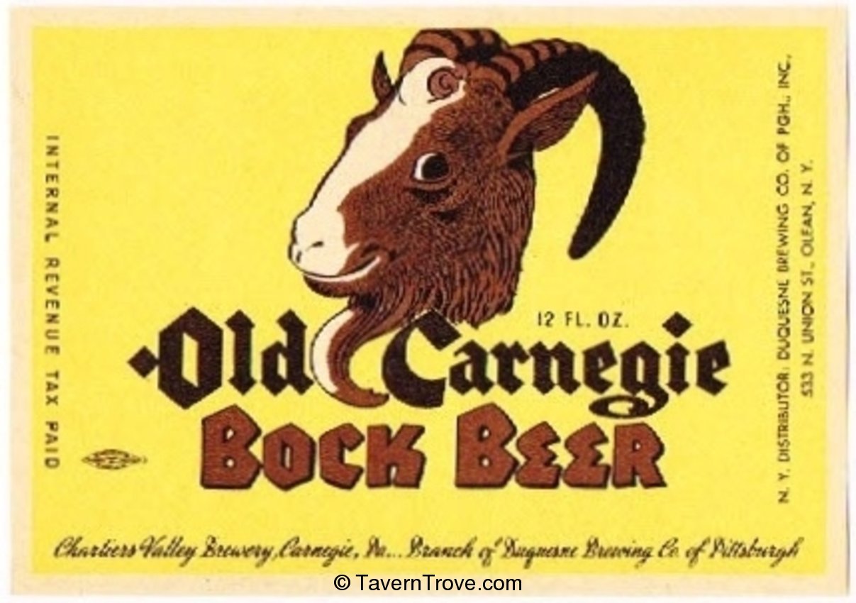 Old Carnegie Bock Beer