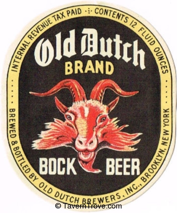 Old Dutch Bock Beer