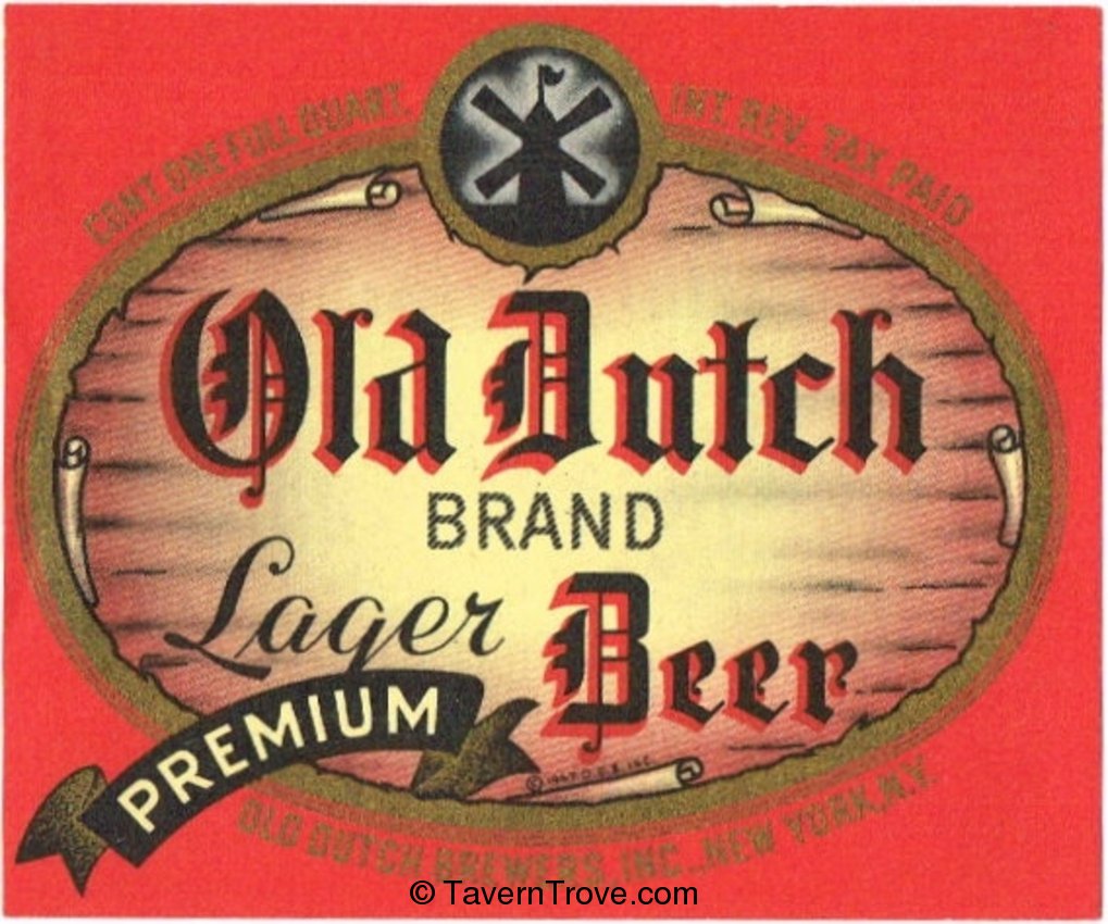 Old Dutch Lager Beer 