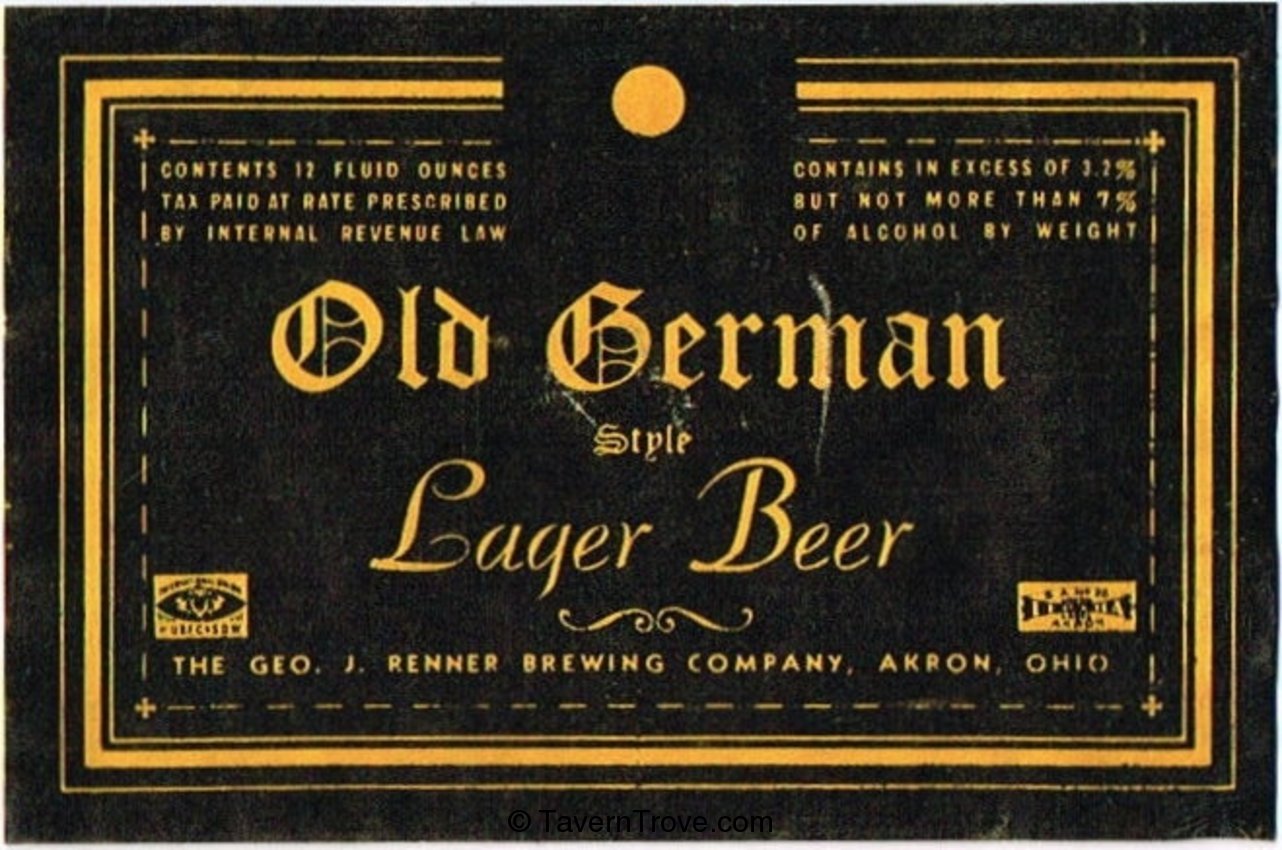 Old German Brand Lager Beer