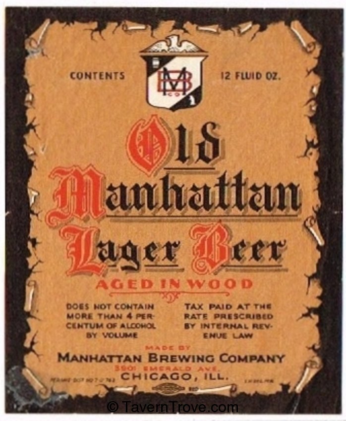 Old Manhattan Lager Beer