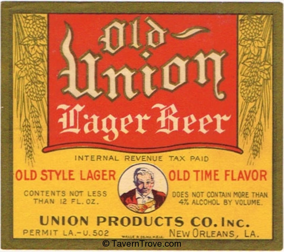 Old Union Lager Beer