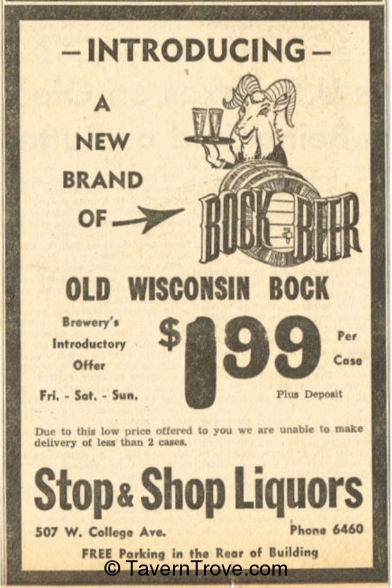 Old Wisconsin Bock Beer