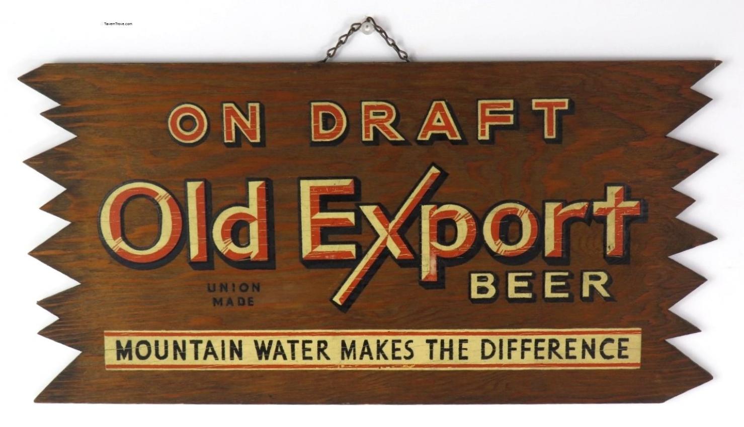 Old Export Beer On Draft