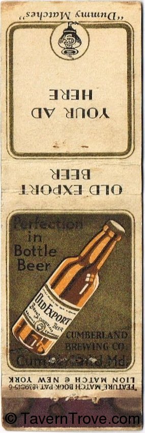 Old Export Brand Beer