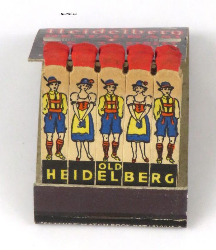 Old Heidelberg Restaurant Feature Matchcover Miami Florida