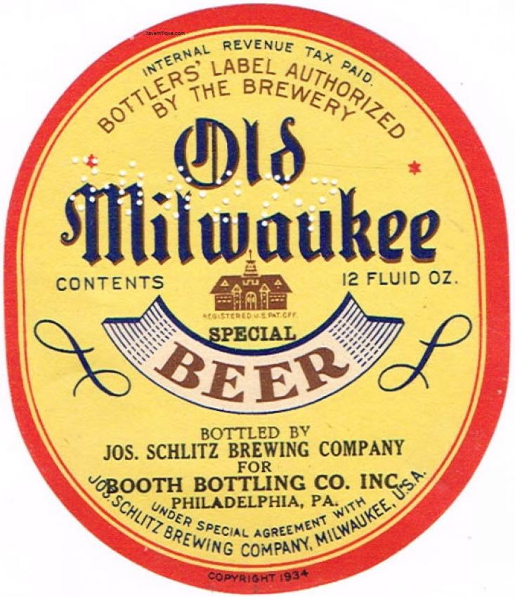 Old Milwaukee Beer (Booth Bottling Co.)