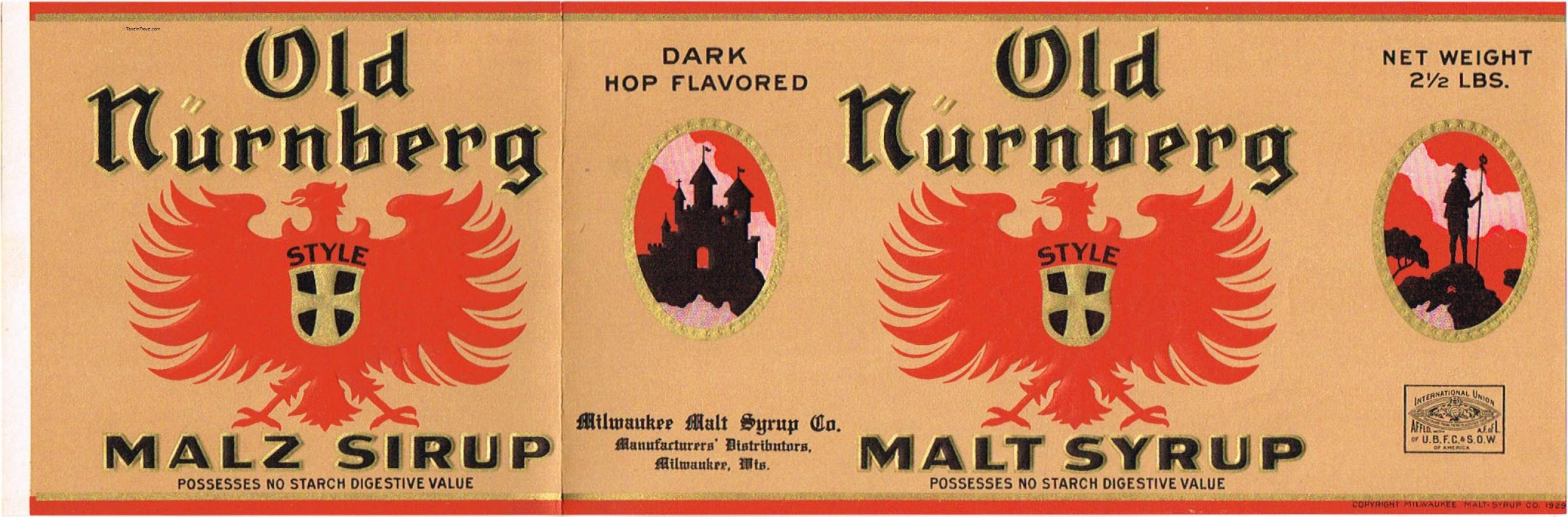 Old Nurnberg Dark Malt Syrup