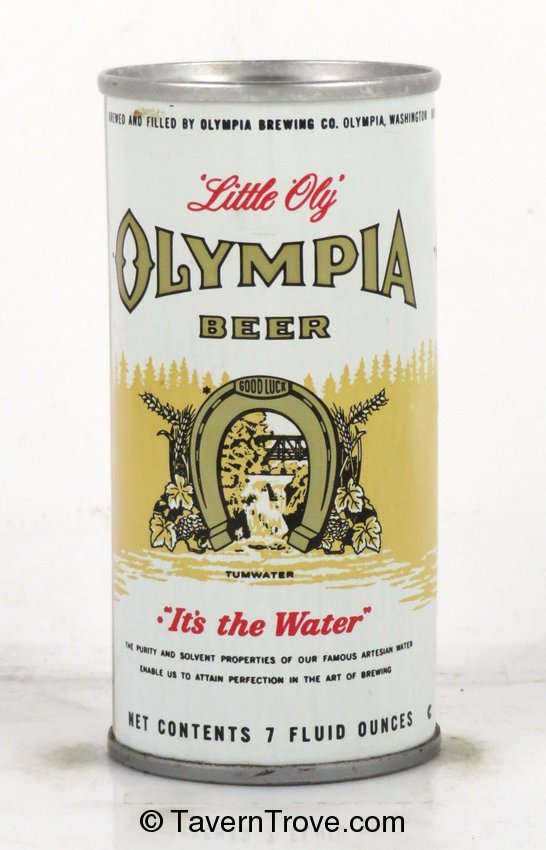 Item 96736 1970 Olympia Beer 7 To 8oz Can T29 11b