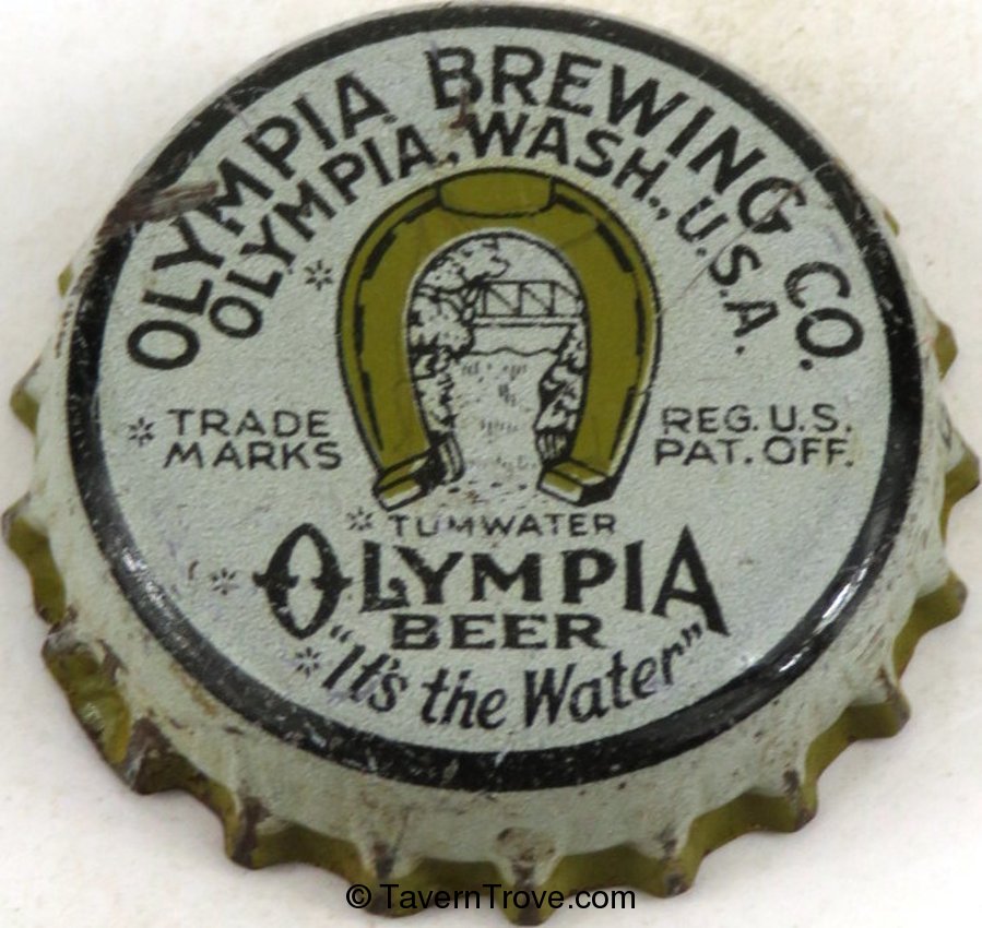 Olympia Beer (tan horseshoe)