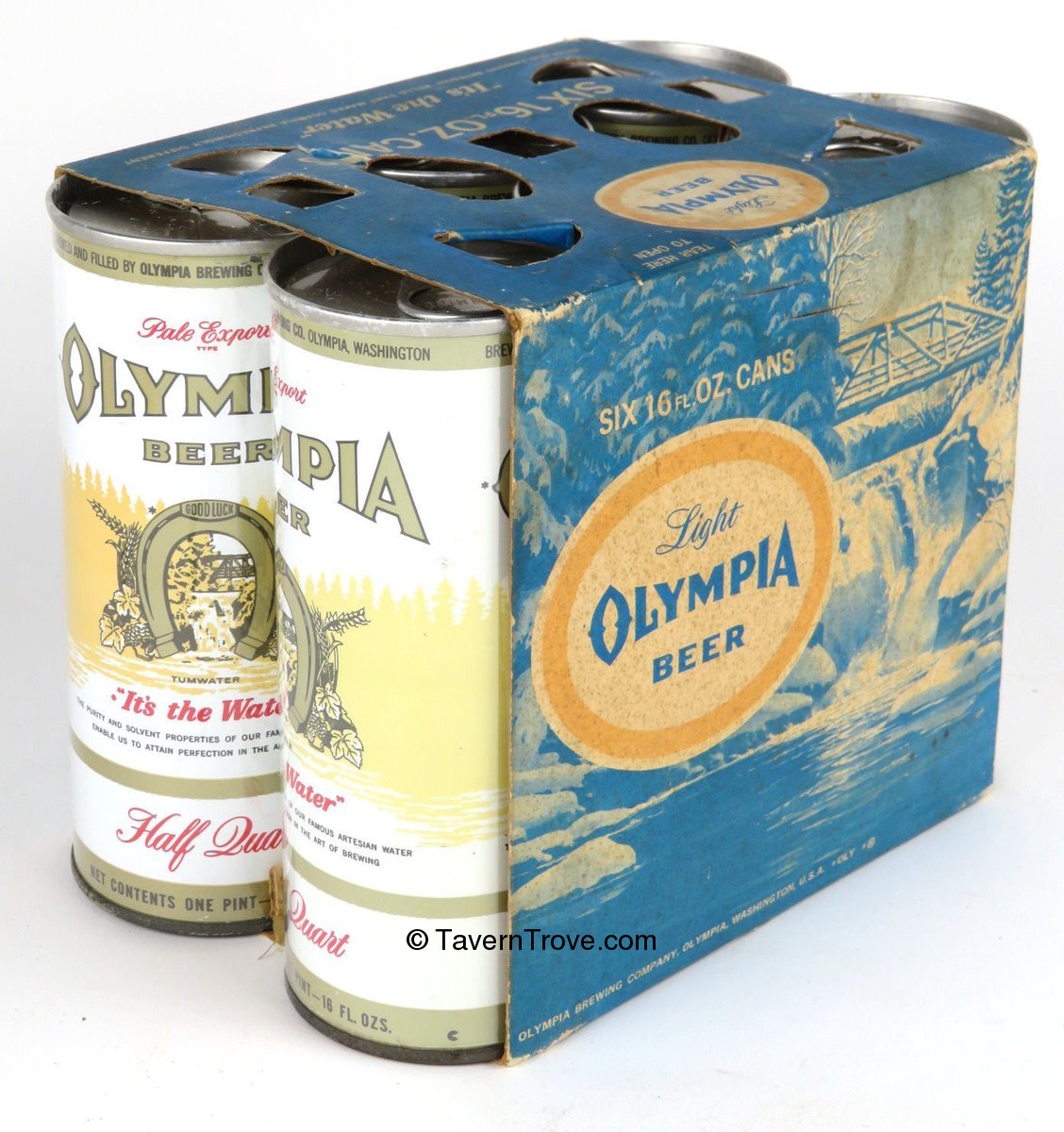 Item #34275 1967 Olympia Light Beer Six Pack Six-pack Holder T160-13