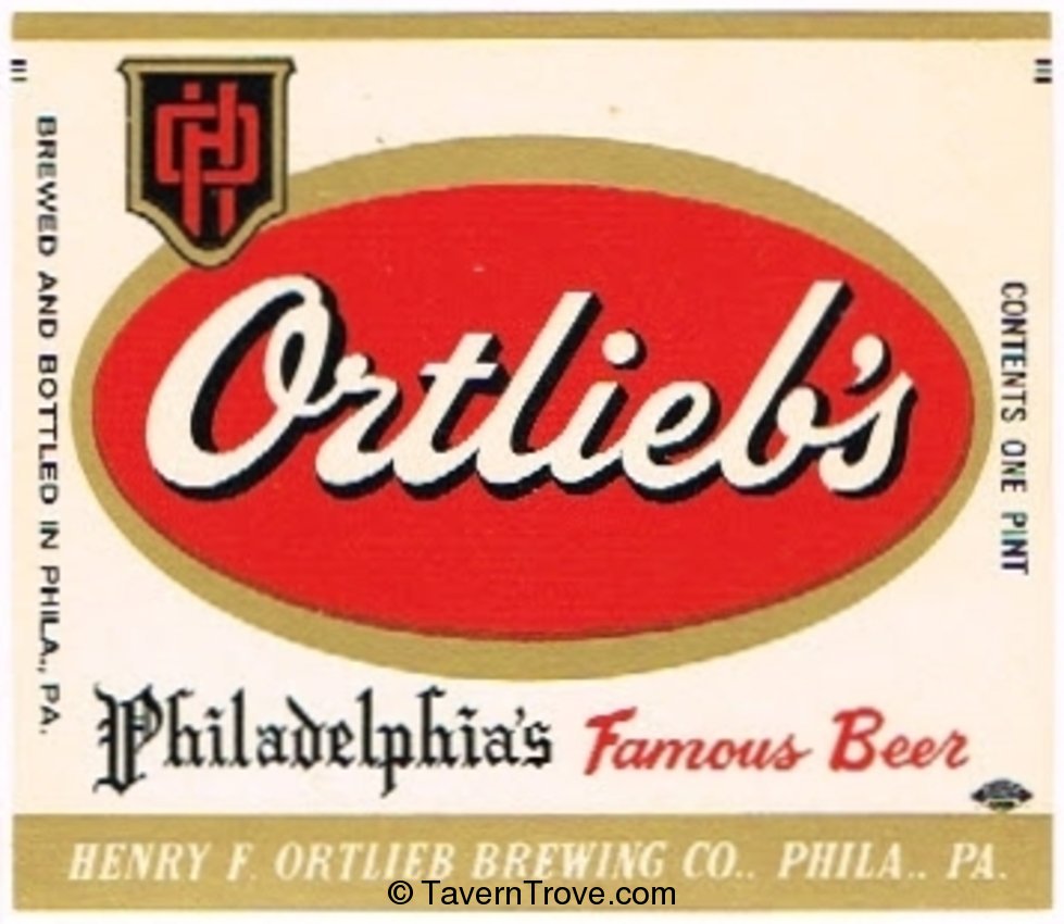 Ortlieb's Famous Beer 