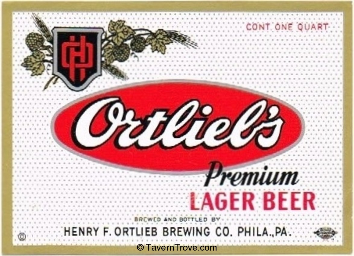 Ortlieb's Premium Lager Beer 