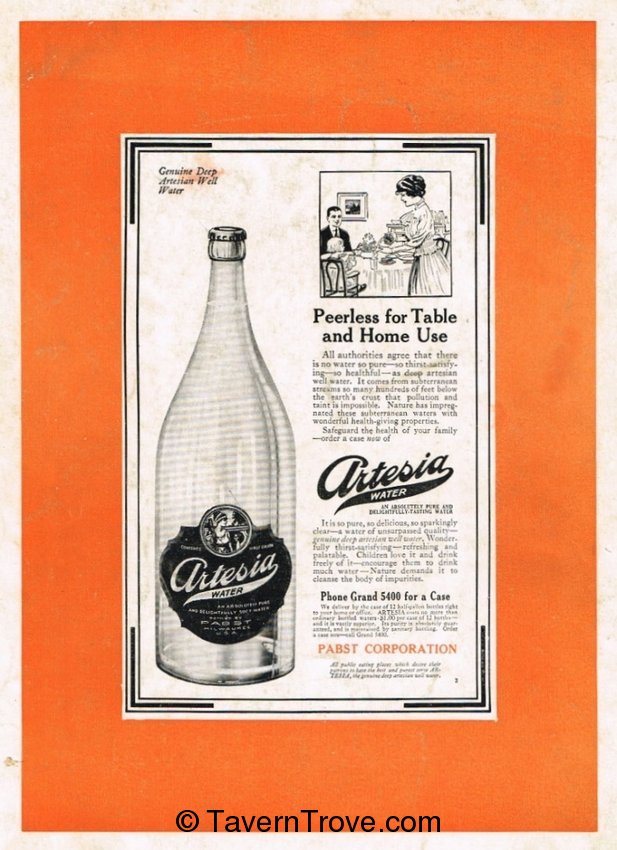 Pabst Artesia Water