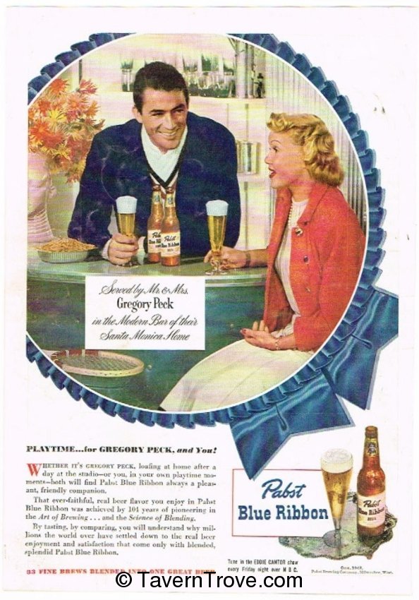 Pabst Blue Ribbon Beer Endorsement