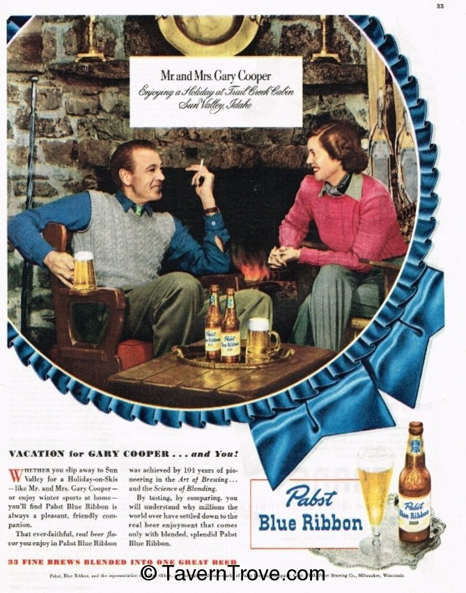 Pabst Blue Ribbon Beer Endorsement