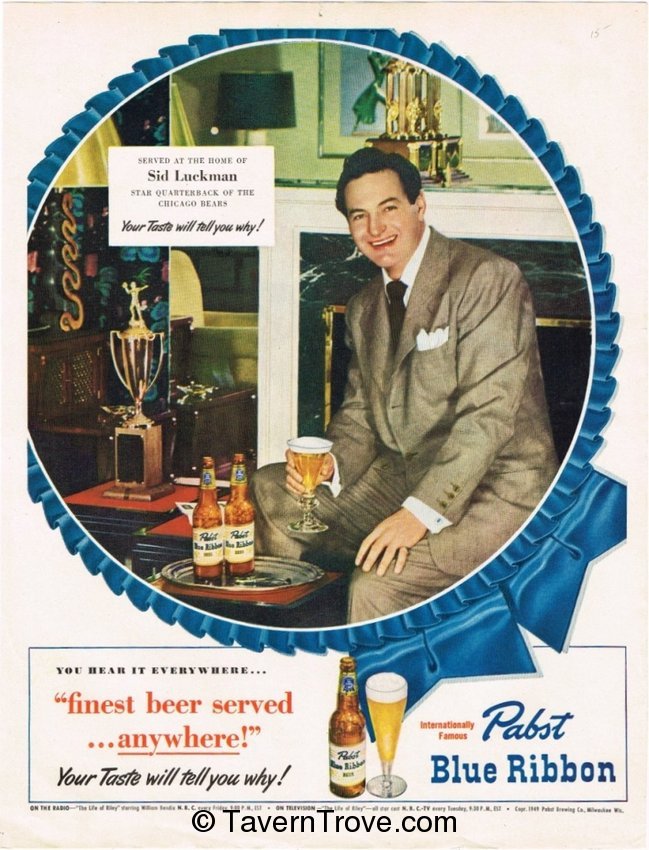 Pabst Blue Ribbon Beer Endorsement