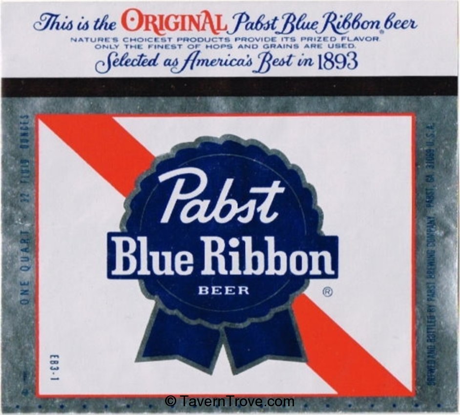 Pabst Blue Ribbon Beer