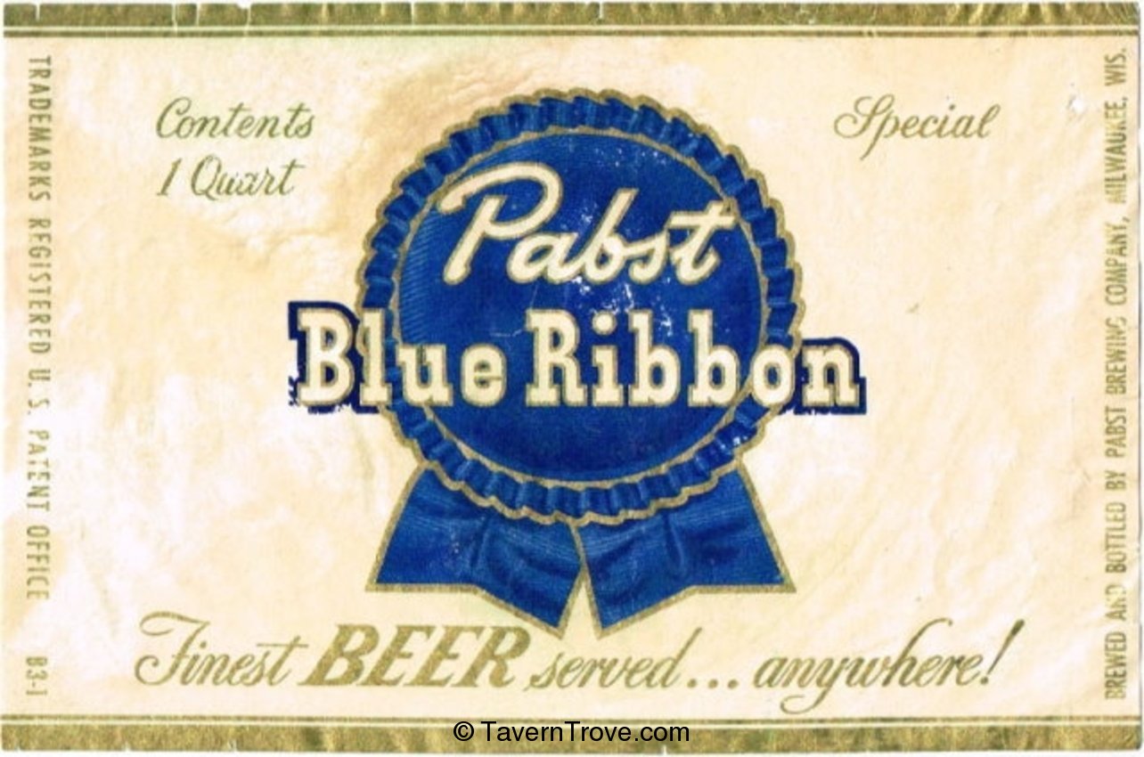 Pabst Blue Ribbon Beer