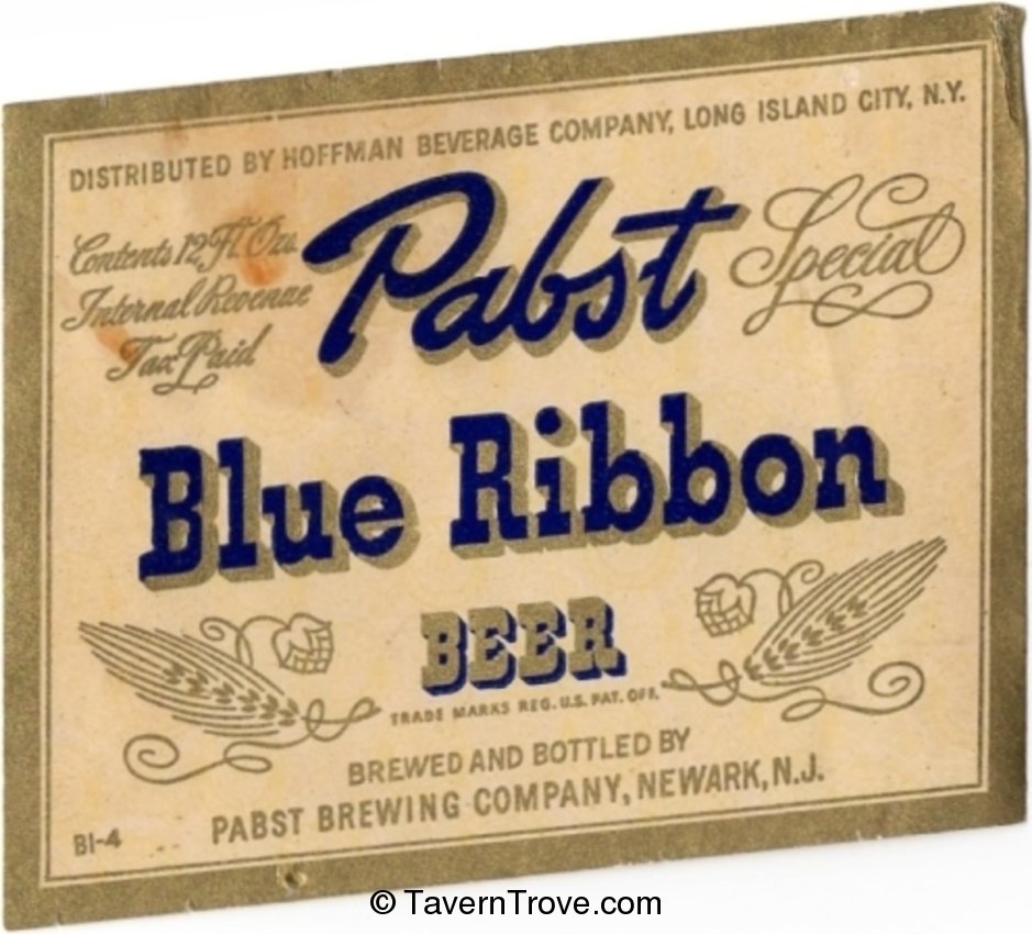 Pabst Blue Ribbon Beer