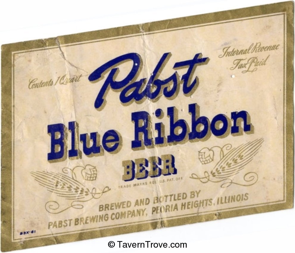 Pabst Blue Ribbon Beer