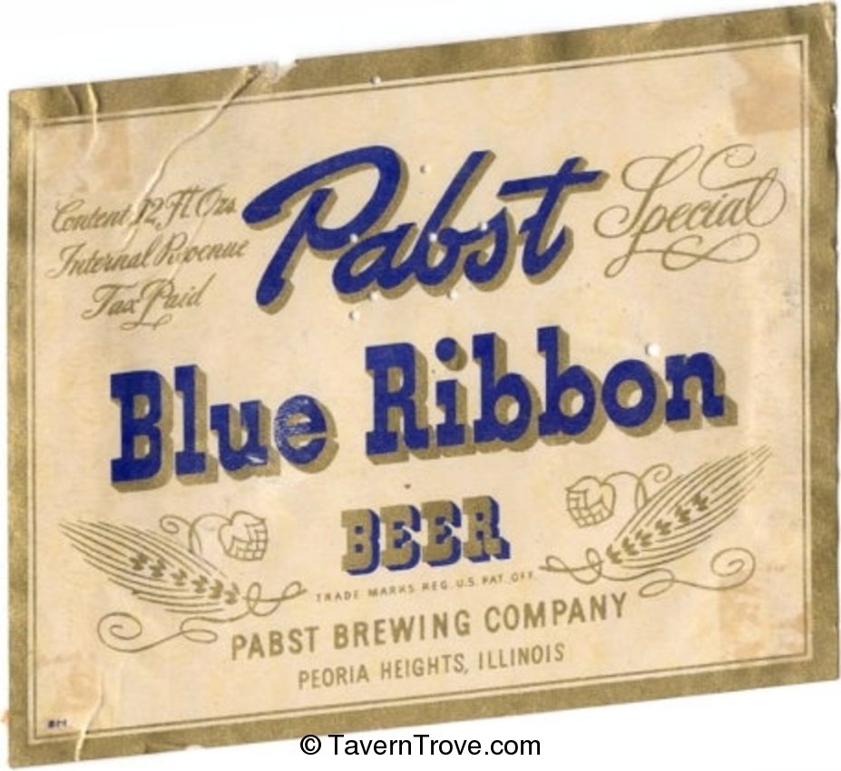 Pabst Blue Ribbon Beer