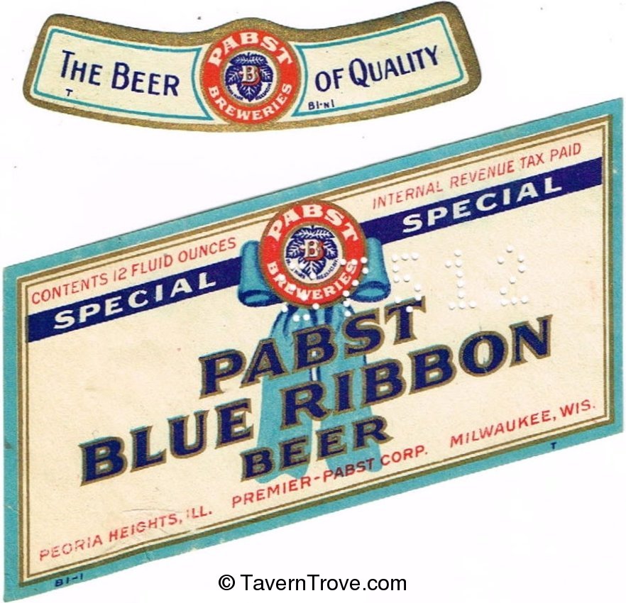 Pabst Blue Ribbon Beer